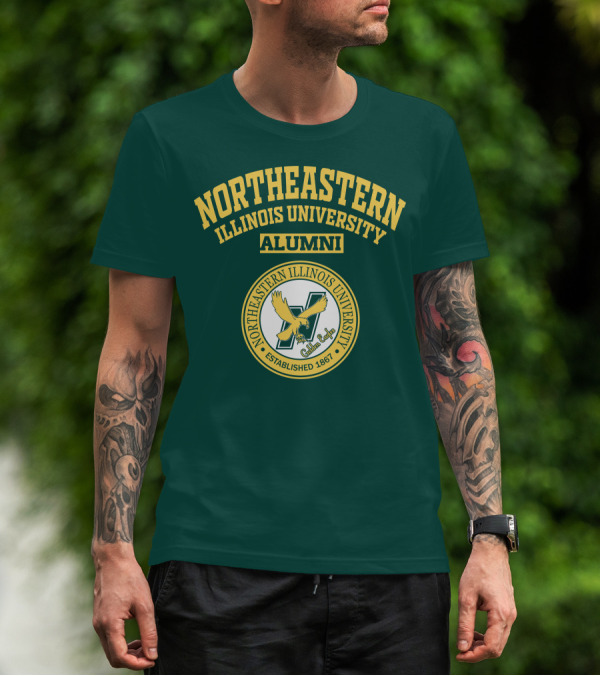 Northeastern Illinois University Alumni Golden Eagles Established 1867 T-Shirt