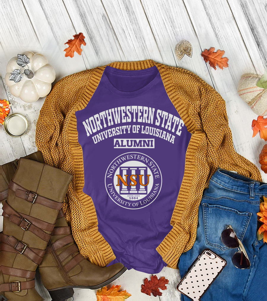 Northwestern State University of Louisiana Alumni NSU Established 1884 T-Shirt
