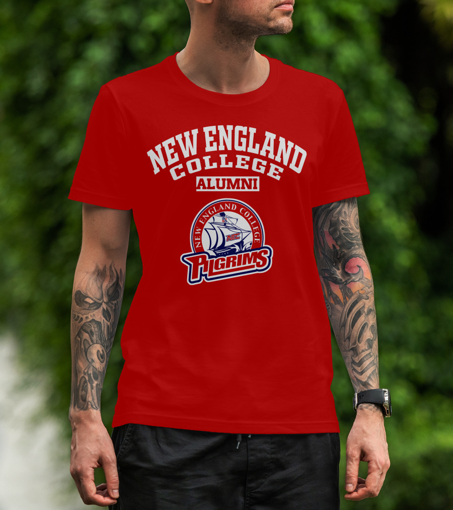 New England College Alumni Pilgrims NEC T-Shirt