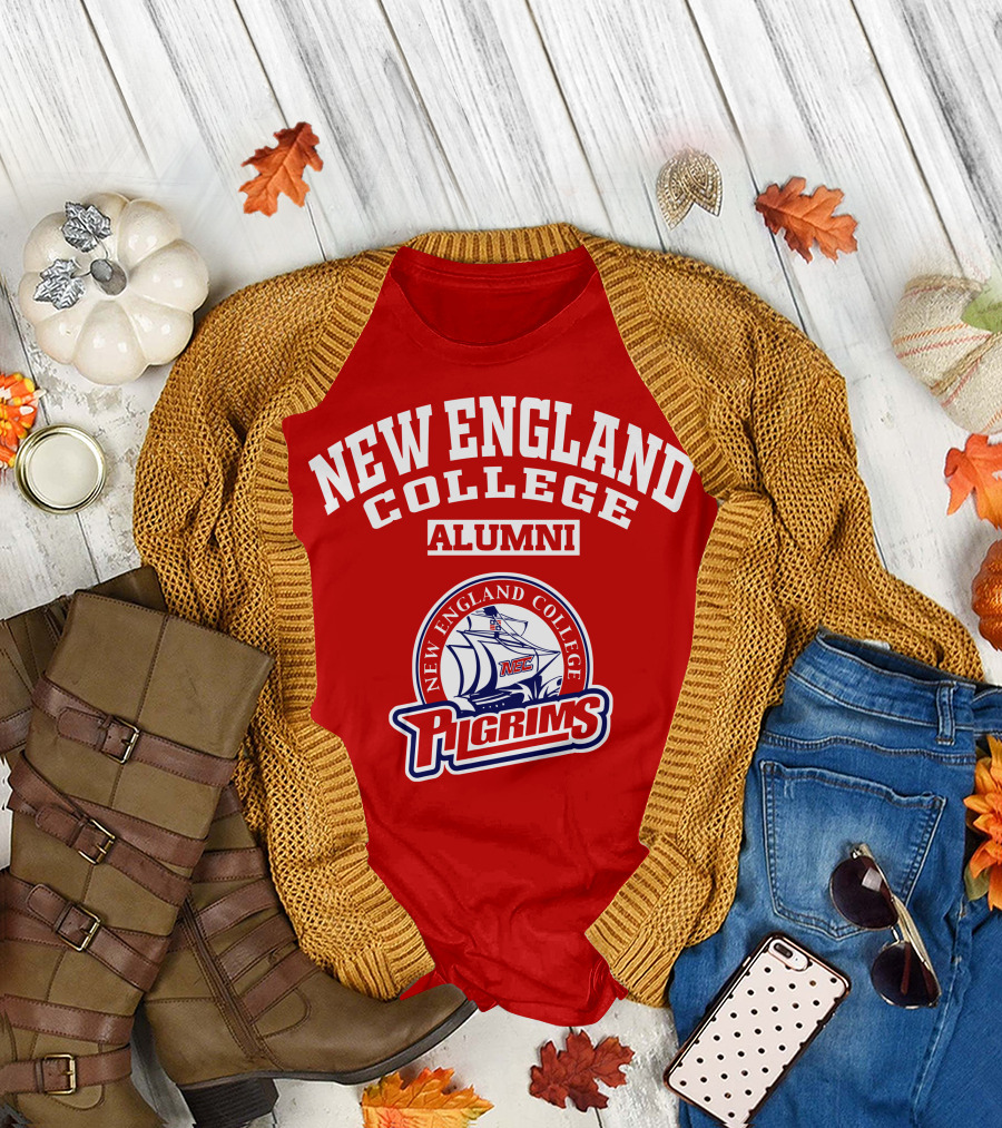 New England College Alumni Pilgrims NEC T-Shirt