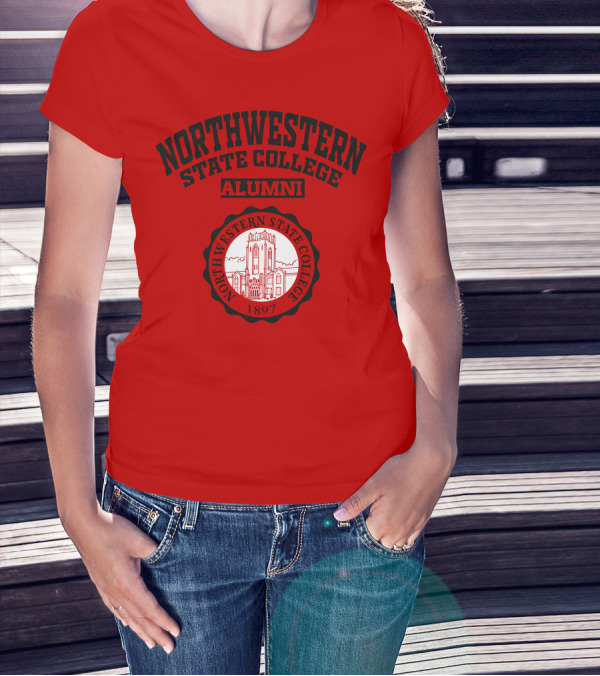 Northwestern State College Alumni 1897 Emblem T-Shirt