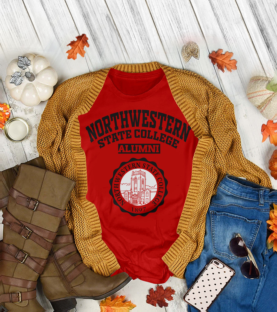 Northwestern State College Alumni 1897 Emblem T-Shirt