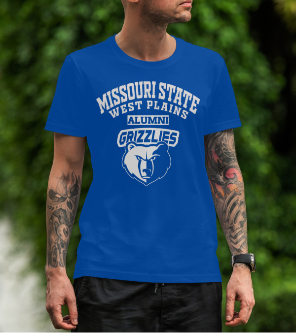 Missouri State West Plains Alumni Grizzlies Bear T-Shirt