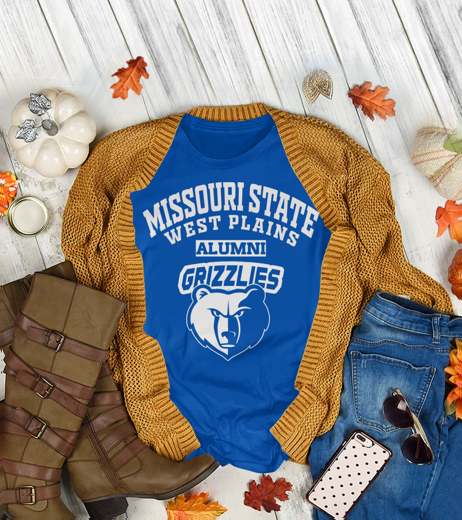 Missouri State West Plains Alumni Grizzlies Bear T-Shirt