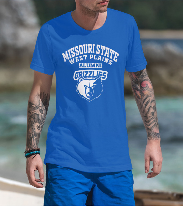 Missouri State West Plains Alumni Grizzlies Bear T-Shirt