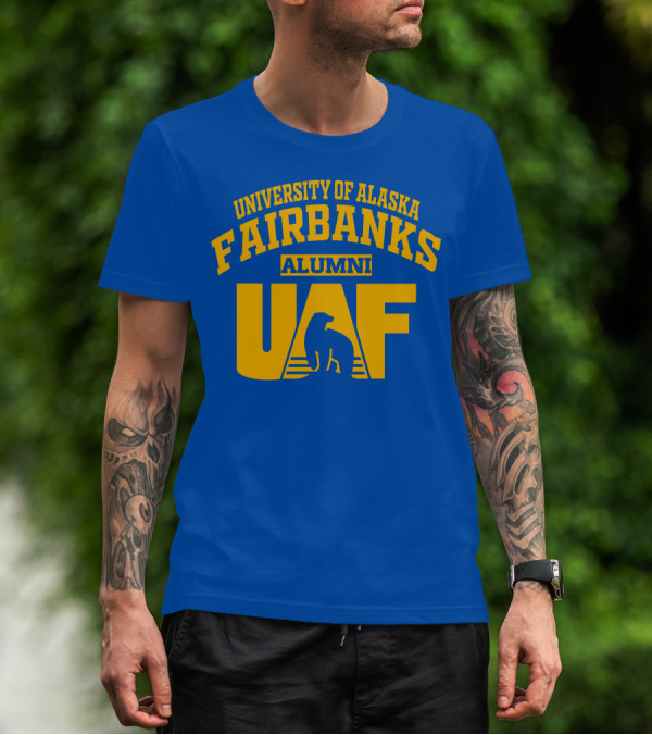 University Of Alaska Fairbanks Alumni UAF Bear T-Shirt