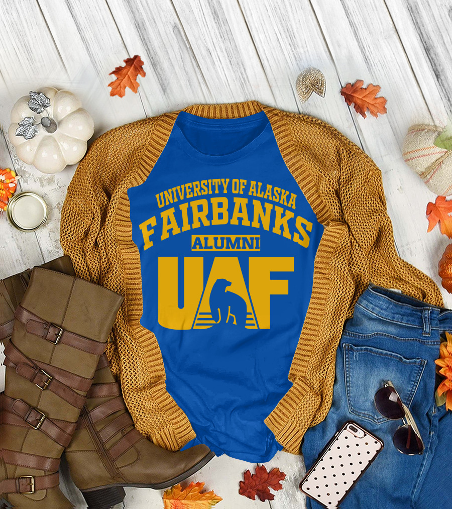 University of Alaska Fairbanks Alumni UAF Bear T-Shirt