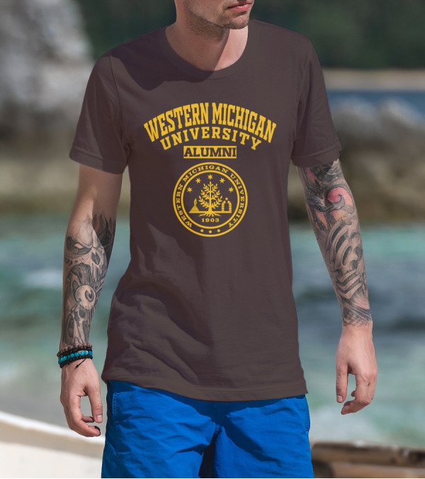 Western Michigan University Alumni 1903 Seal T-Shirt