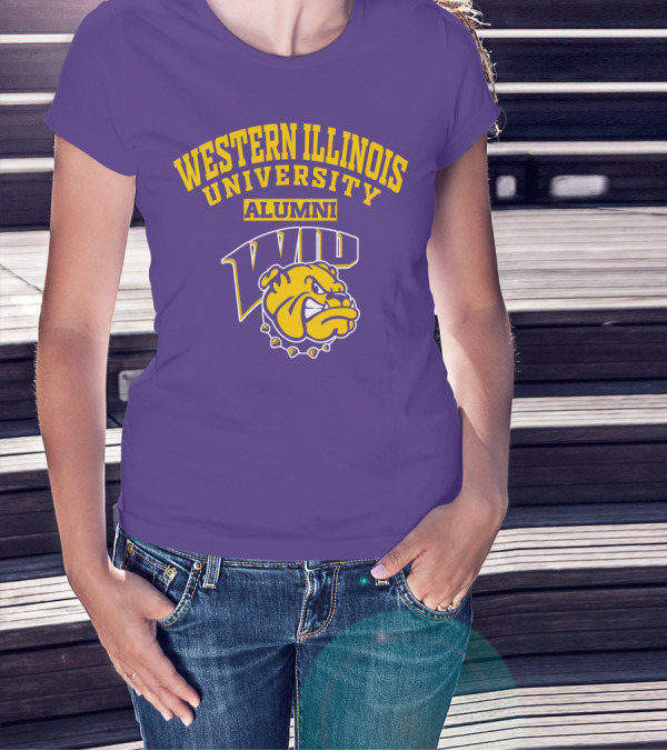 Western Illinois University Alumni WIU Bulldog T-Shirt