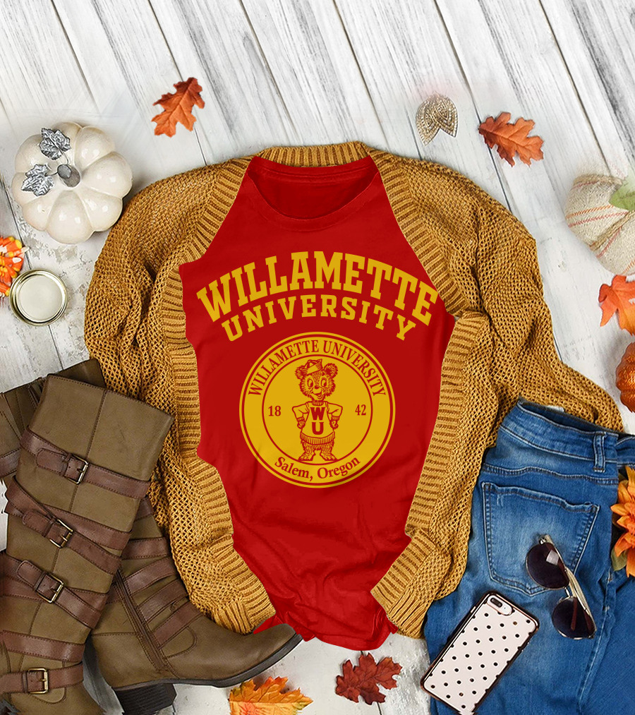 Willamette University Salem Oregon 1842 Bearcat T-Shirt
