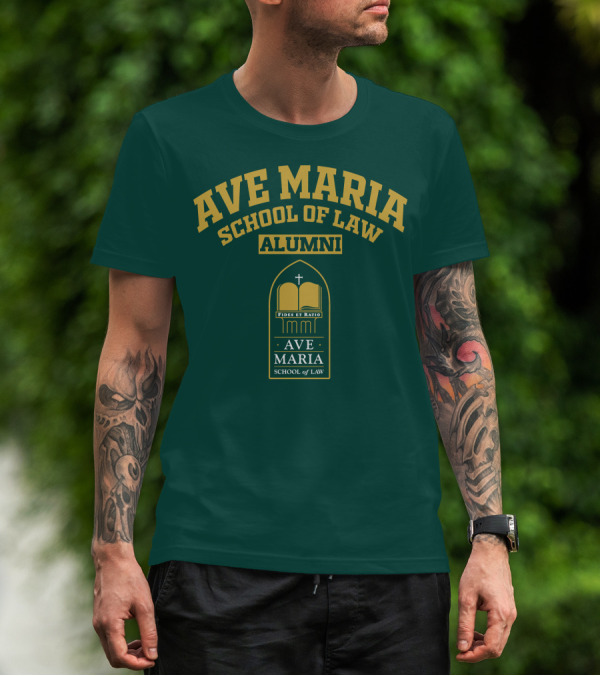 Ave Maria School Of Law Alumni Fides Et Ratio Crest T-Shirt