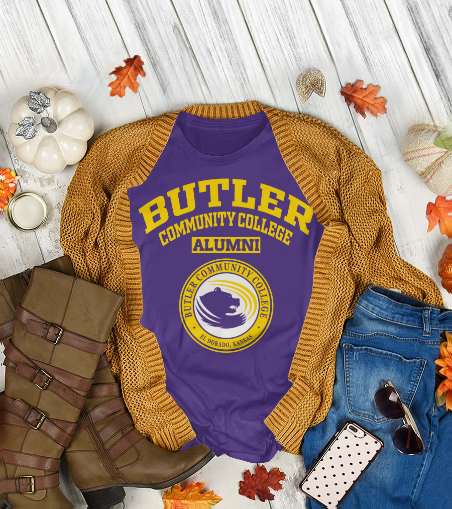 Butler Community College Alumni Bear Mascot El Dorado Kansas T-Shirt