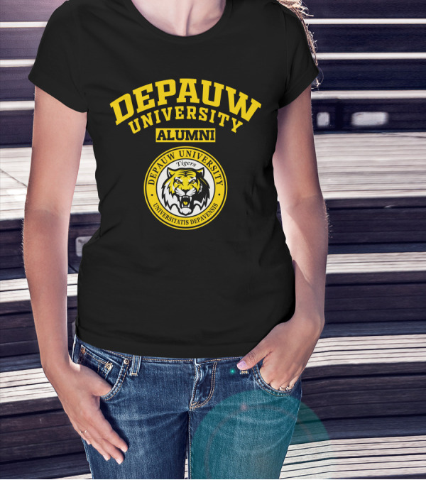 DePauw University Alumni Tigers Universitatis Depawensis T-Shirt