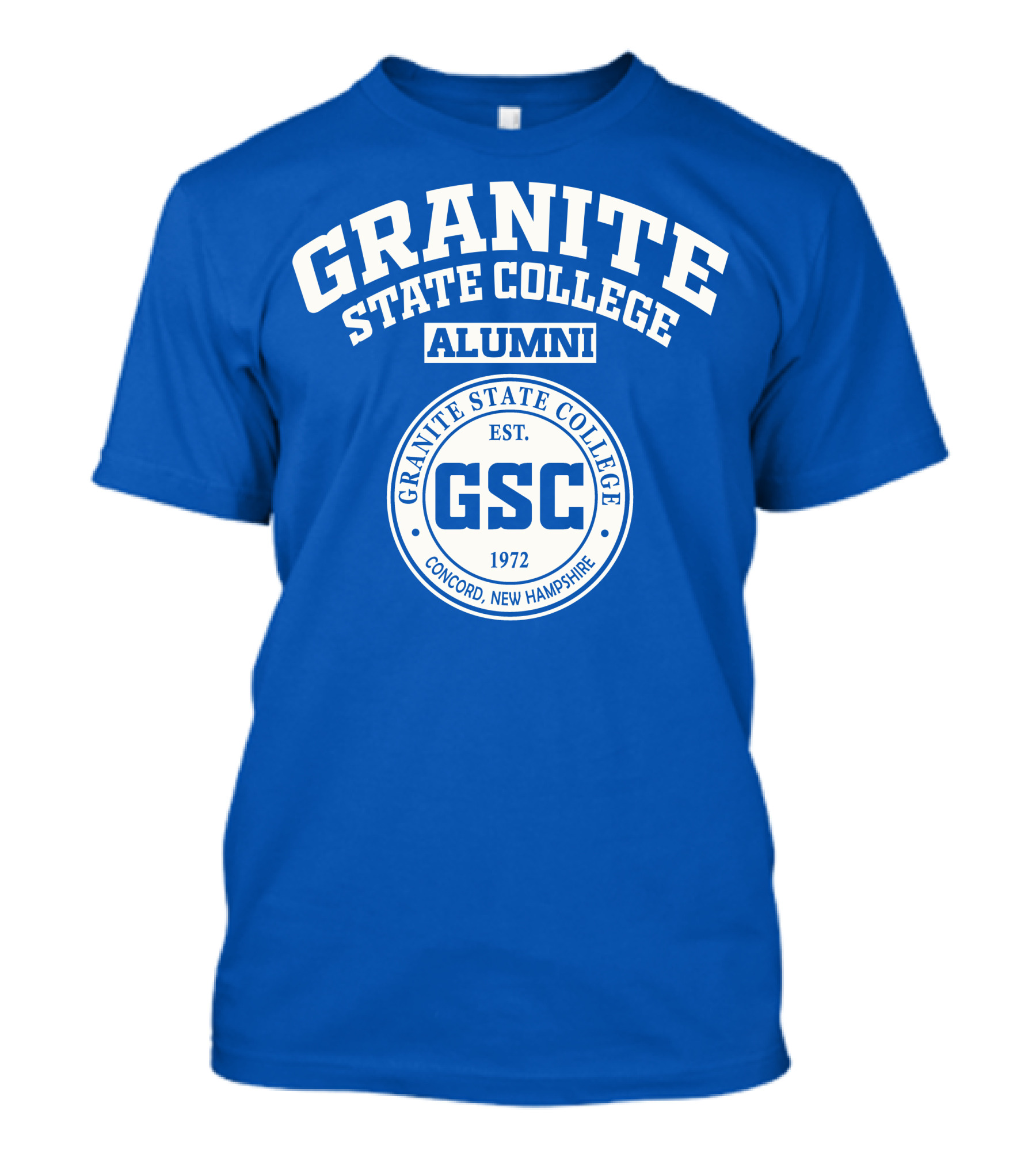 Granite State College Alumni GSC Concord New Hampshire 1972 T-Shirt