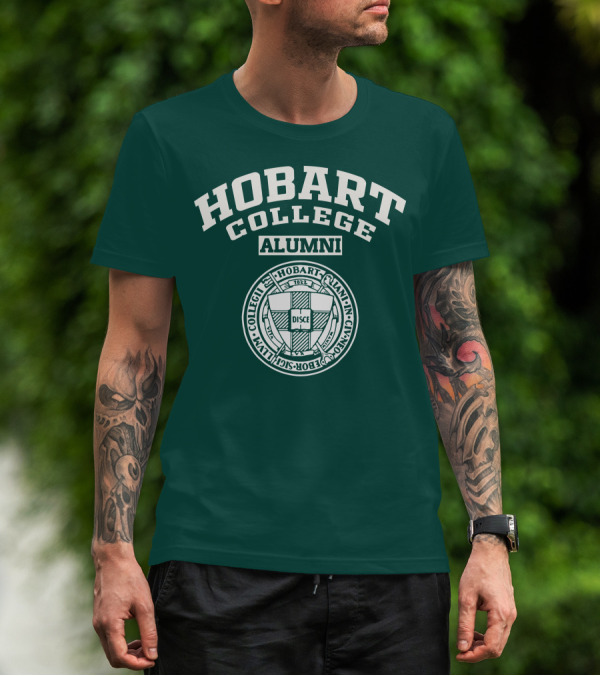 Hobart College Alumni Seal Disce 1822 Ebor Sicut Lilium Candidum T-Shirt