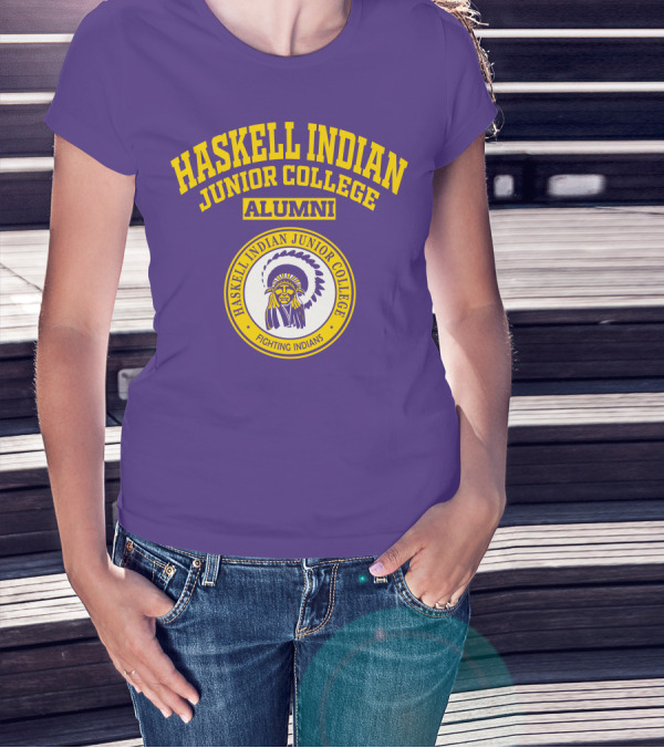 Haskell Indian Junior College Alumni Fighting Indians T-Shirt