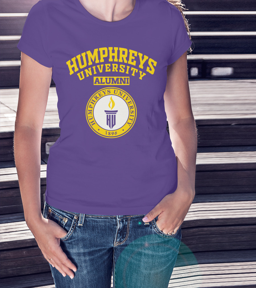 Humphreys University Alumni 1896 Torch Emblem T-Shirt