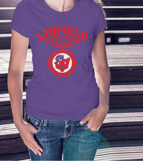 Linfield College Alumni Confido Personal Development Mascot T-Shirt