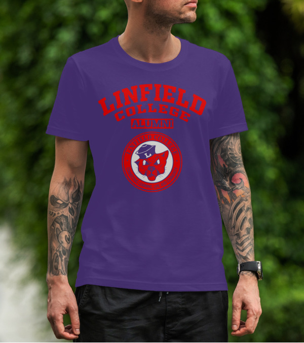 Linfield College Alumni Confido Personal Development Mascot T-Shirt