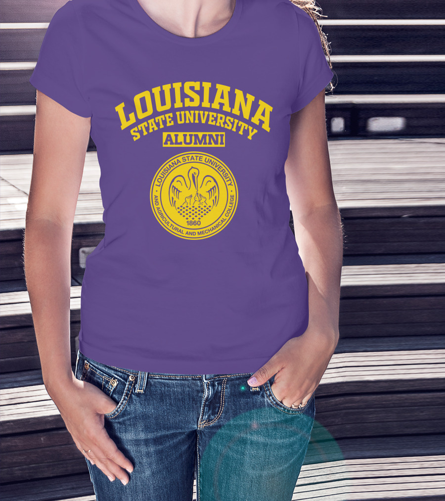Louisiana State University Alumni Emblem 1860 T-Shirt
