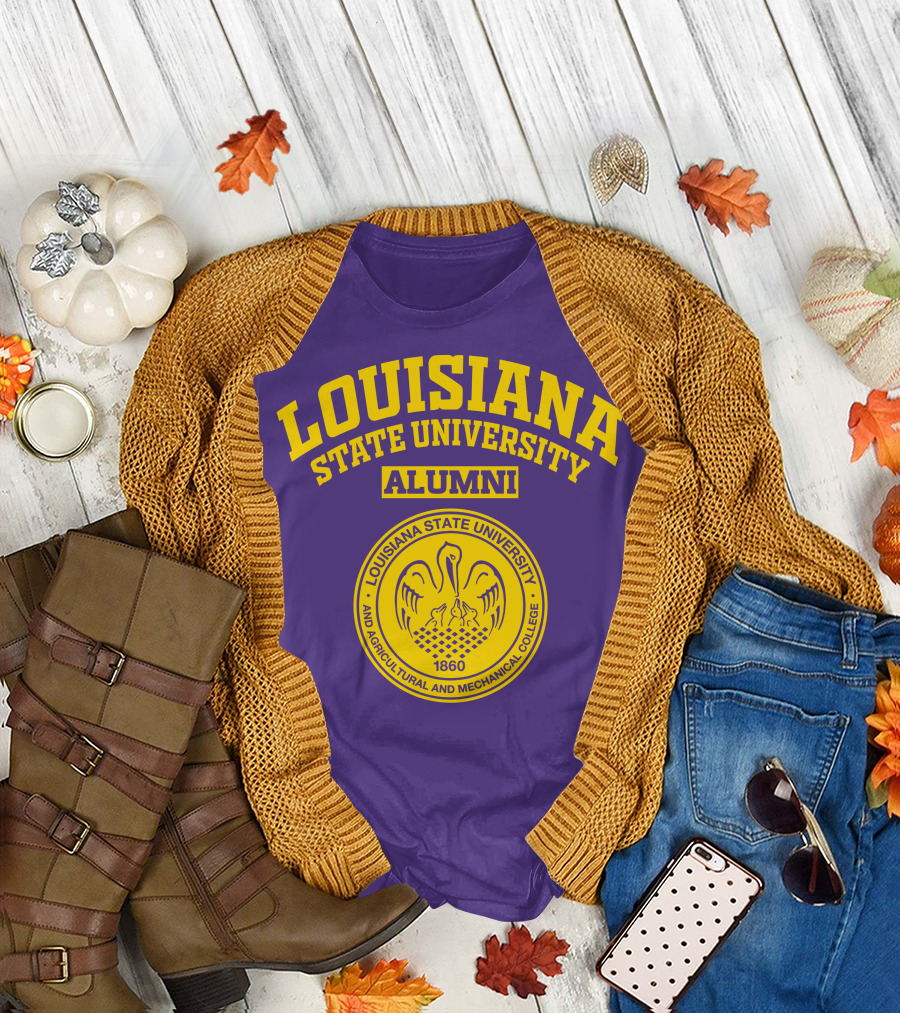 Louisiana State University Alumni Emblem 1860 T-Shirt