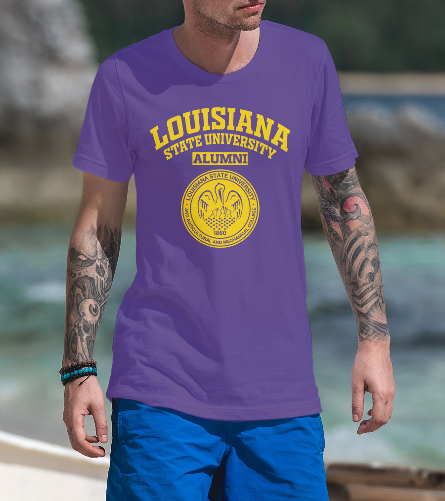 Louisiana State University Alumni Emblem 1860 T-Shirt