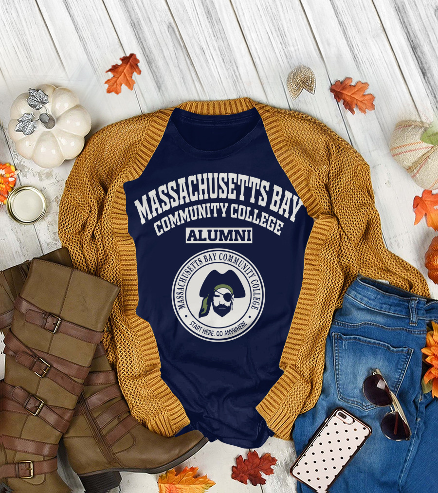 Massachusetts Bay Community College Alumni Start Here Go Anywhere T-Shirt