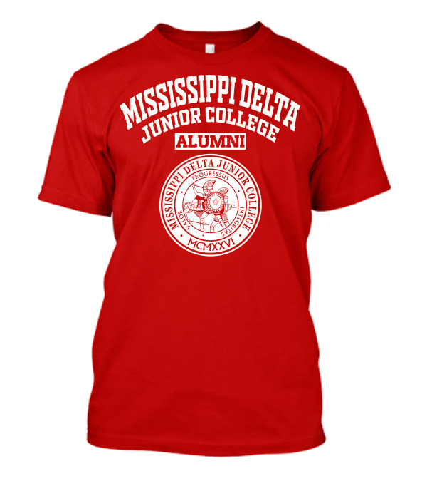 Mississippi Delta Junior College Alumni Seal MCMXXVI Valor Progressus Integritas T-Shirt