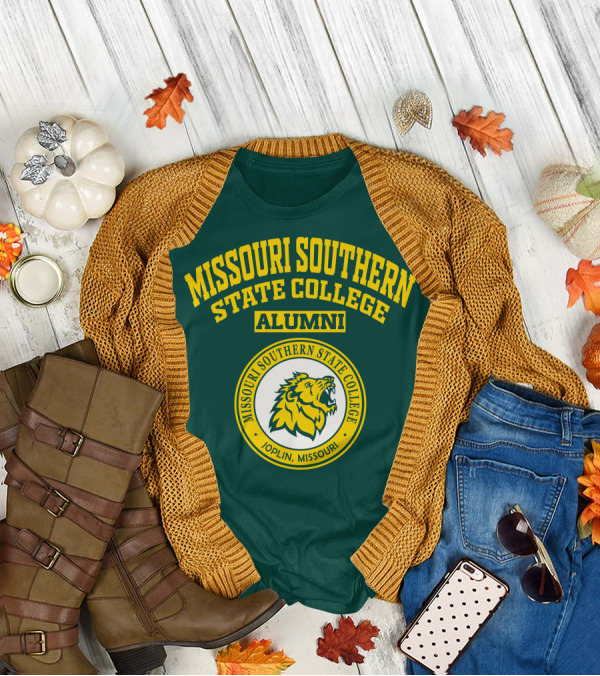 Missouri Southern State College Alumni Joplin Missouri Lion T-Shirt