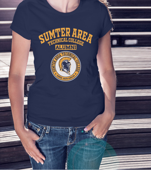 Sumter Area Technical College Alumni South Carolina Spartan Head T-Shirt