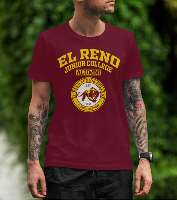 EL RENO JUNIOR COLLEGE ALUMNI EST 1938 EL RENO OKLAHOMA T-Shirt