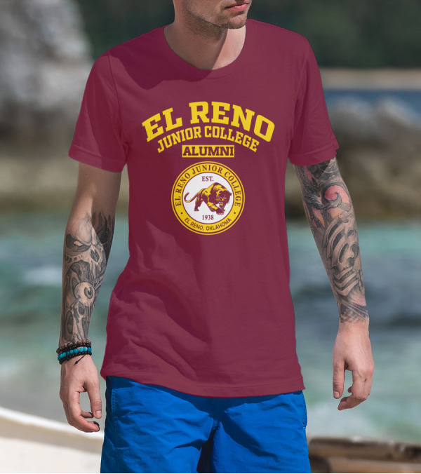 EL RENO JUNIOR COLLEGE ALUMNI EST 1938 EL RENO OKLAHOMA T-Shirt