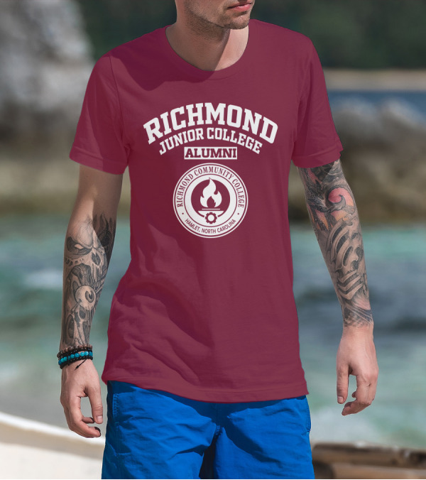 Richmond Junior College Alumni Richmond Community College Hamlet North Carolina T-Shirt