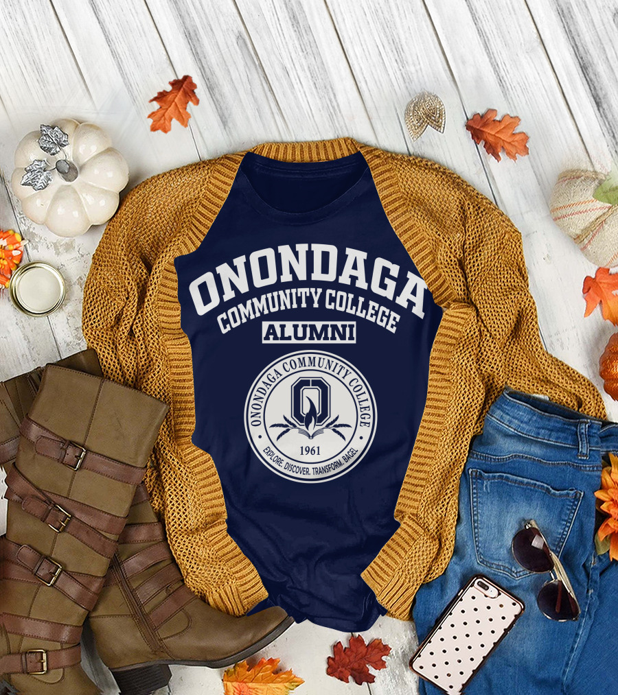 Onondaga Community College Alumni 1961 Explore Discover Transform Excel T-Shirt