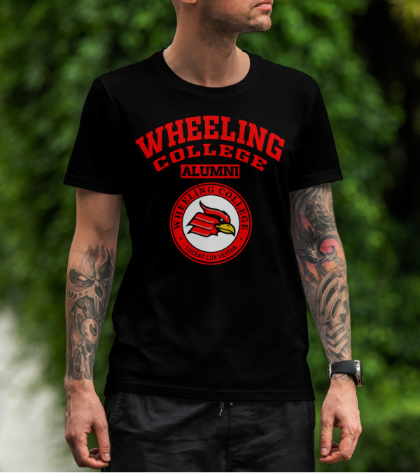 Wheeling College Alumni Cardinal Seal Luceat Lux Vestra T-Shirt