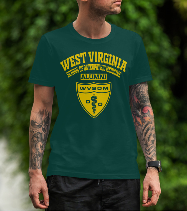 West Virginia School Of Osteopathic Medicine Alumni WVSOM DO Shield T-Shirt