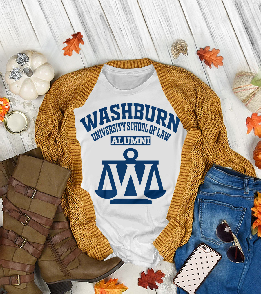 Washburn University School of Law Alumni Scales T-Shirt