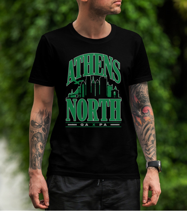 ATHENS NORTH GA PA Skyline T-Shirt