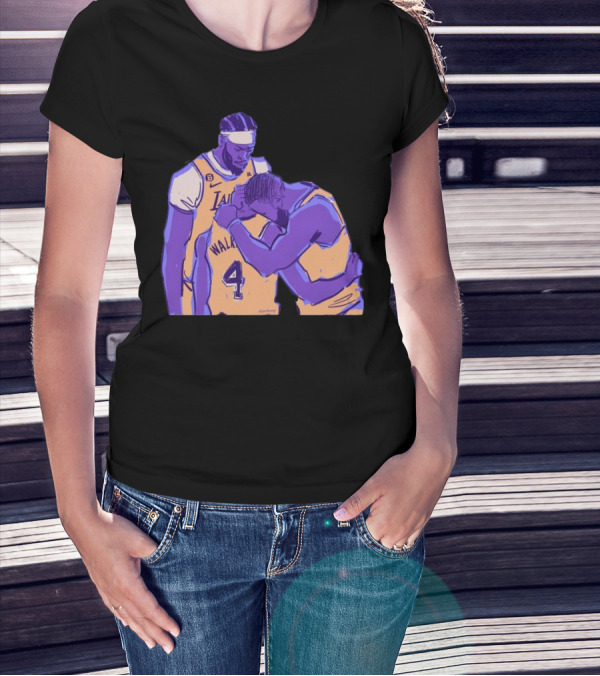 Jack Perkins Lonnie Iv Lakers Team Purehoop Walker 4 T-Shirt