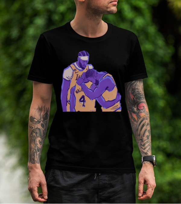 Jack Perkins Lonnie Iv Lakers Team Purehoop Walker 4 T-Shirt