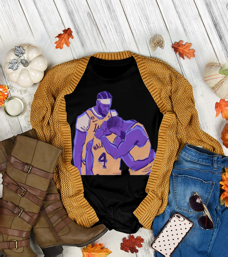Jack Perkins Lonnie Iv Lakers Team Purehoop Walker 4 T-Shirt