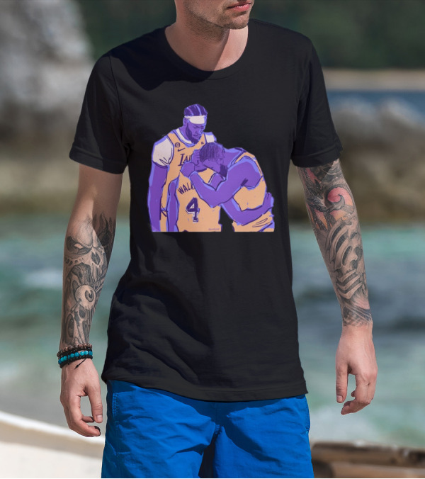 Jack Perkins Lonnie Iv Lakers Team Purehoop Walker 4 T-Shirt