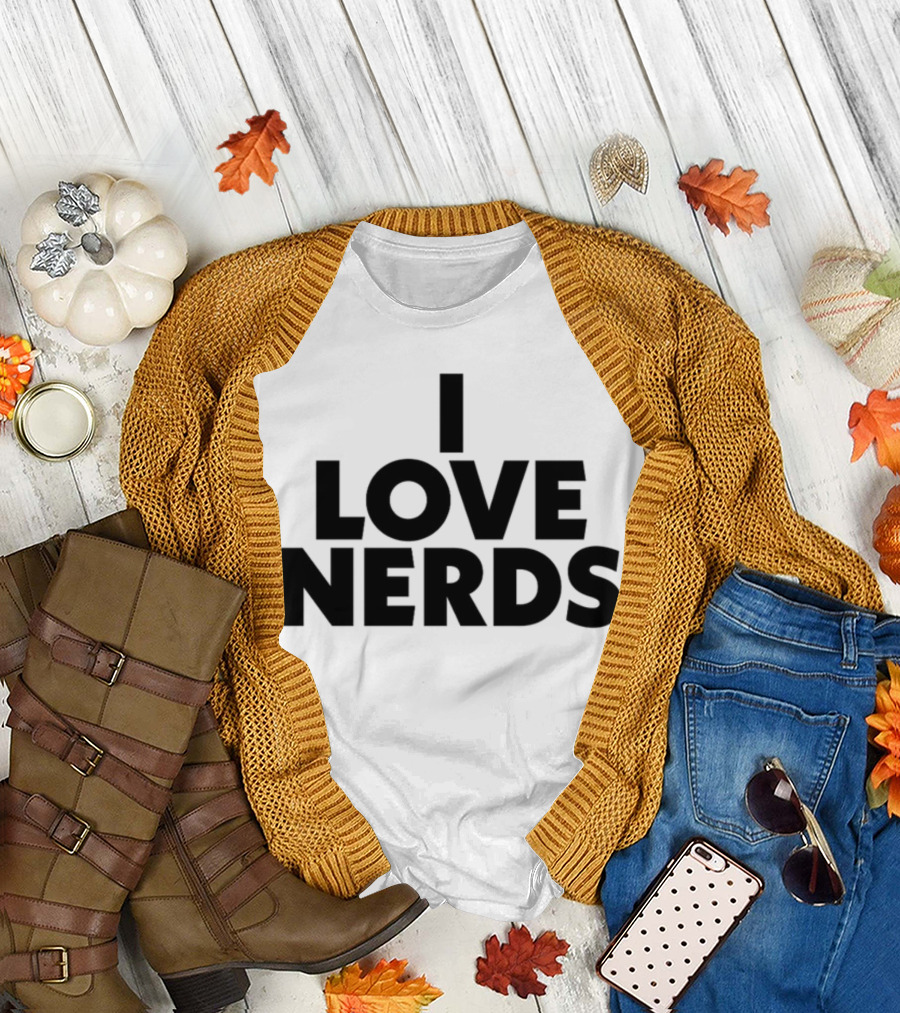 Kim Kardashian I Love Nerds T-Shirt
