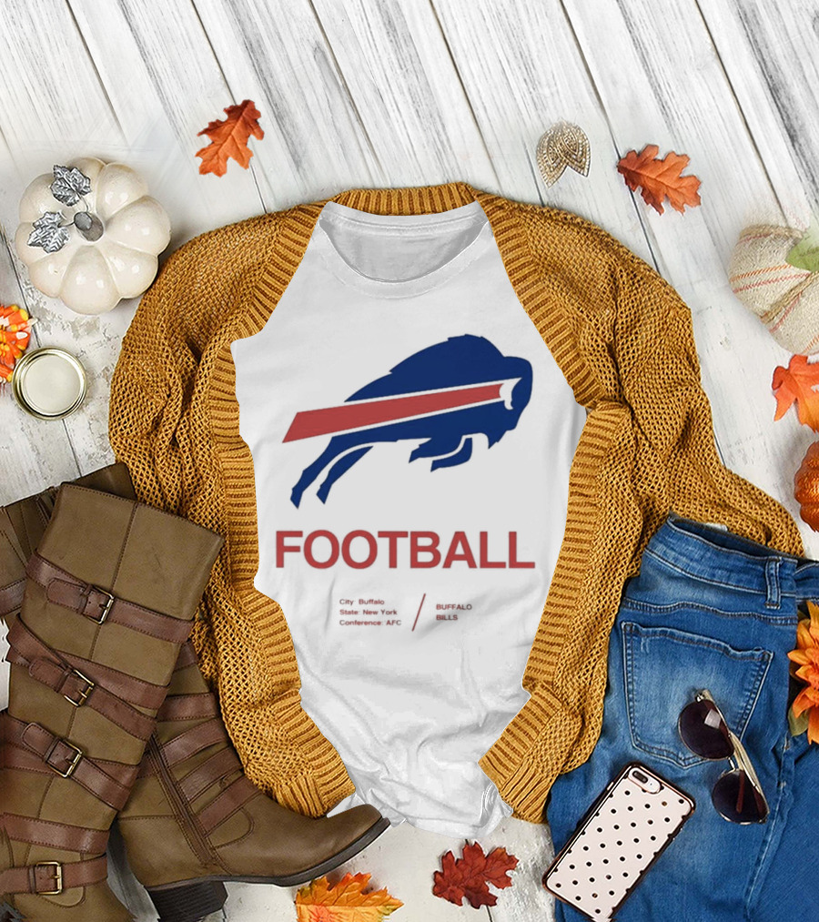 Buffalo Bills Football City Buffalo State New York Conference AFC T-Shirt