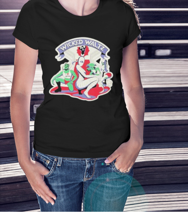 Wicked Waltz Lewberger Monster Characters On Red Carpet T-Shirt