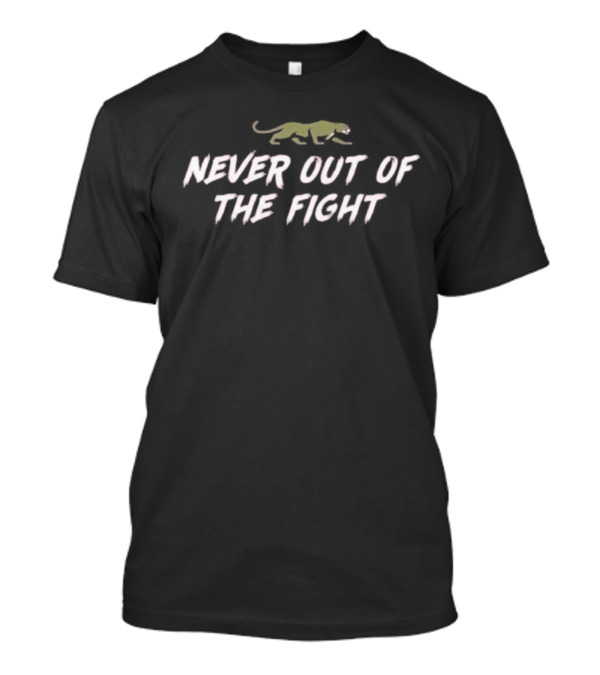 Florida Panthers Never Out Of The Fight Prowling Cat T-Shirt