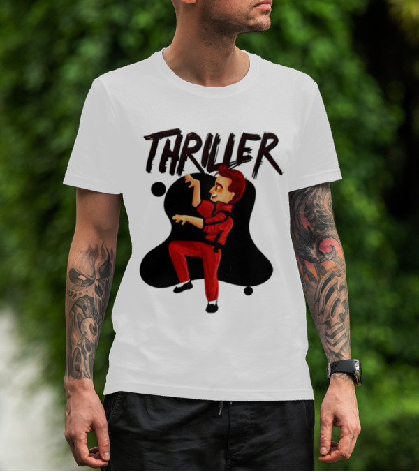 Crowley Thriller Cartoon Dance Good Omens T-Shirt