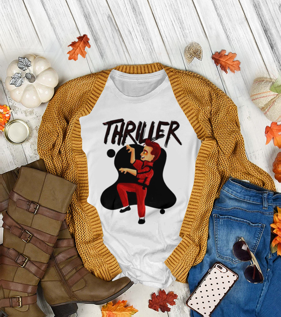 Crowley Thriller Cartoon Dance Good Omens T-Shirt