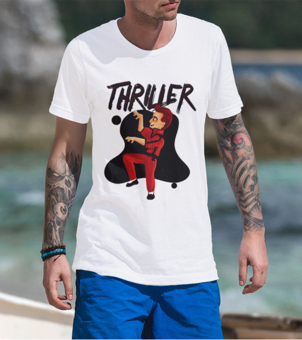 Crowley Thriller Cartoon Dance Good Omens T-Shirt