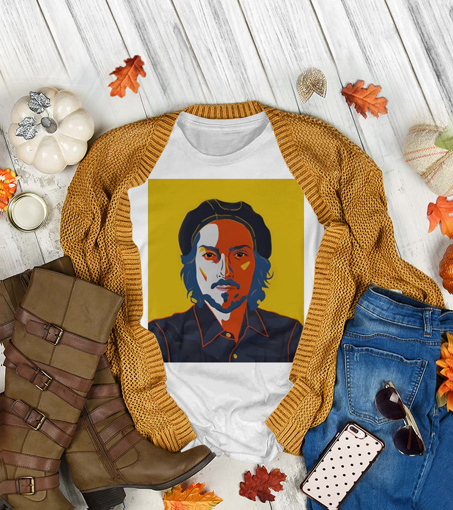 León Larregui Pintura Colorida Estilo Artístico T-Shirt